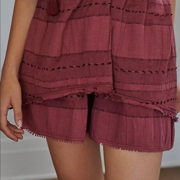 Sedona Short Set - Cotton Linen Like Boho Top (Top Only) - Picture 4 of 9